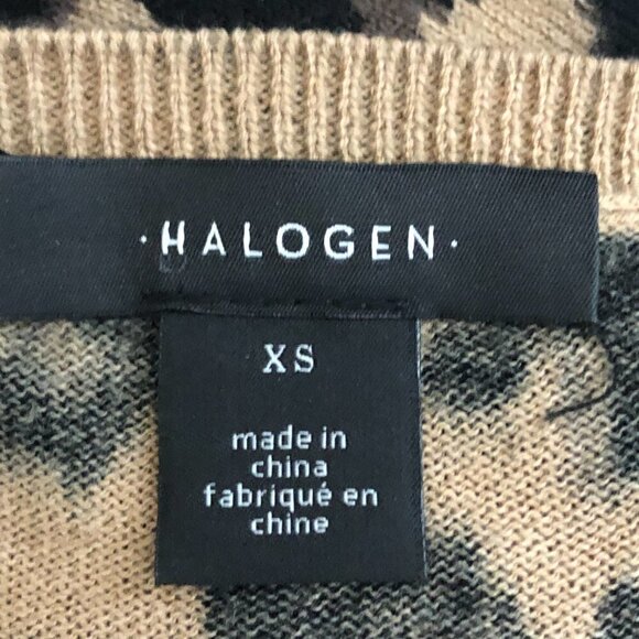Halogen Animal Print Sweater - Picture 3 of 10